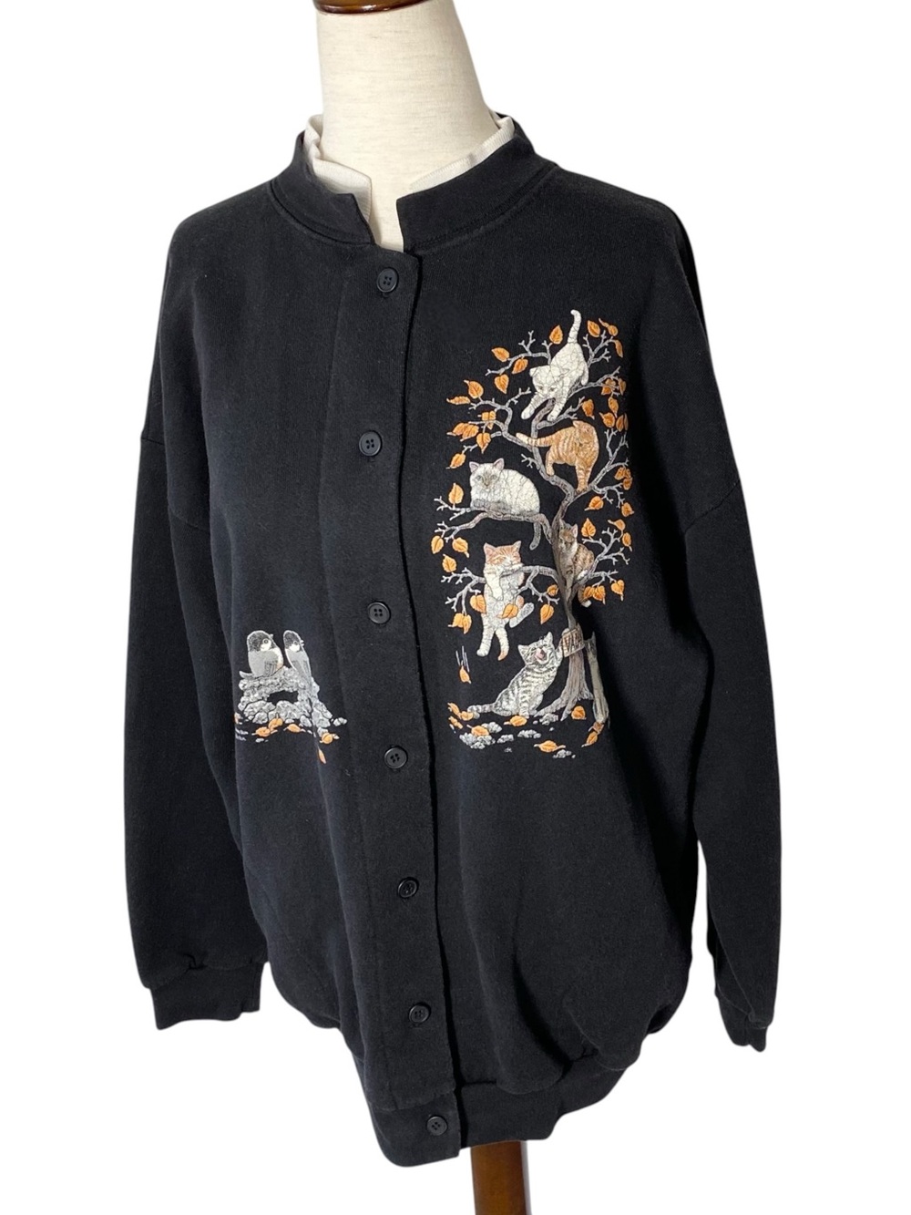 VINTAGE MORNING SUN Cat Sweatshirt